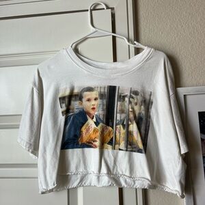 White Graphic Kids T-Shirt